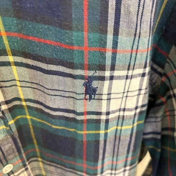 Ralph Lauren Men's Size Small Shirt Classic Fit Plaid Flannel Button Down #M1363 - Picture 3 of 6